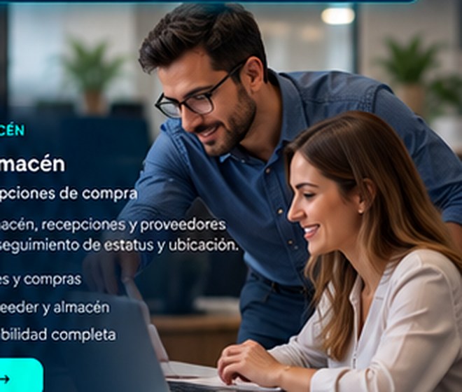 Equipo consultando inventario